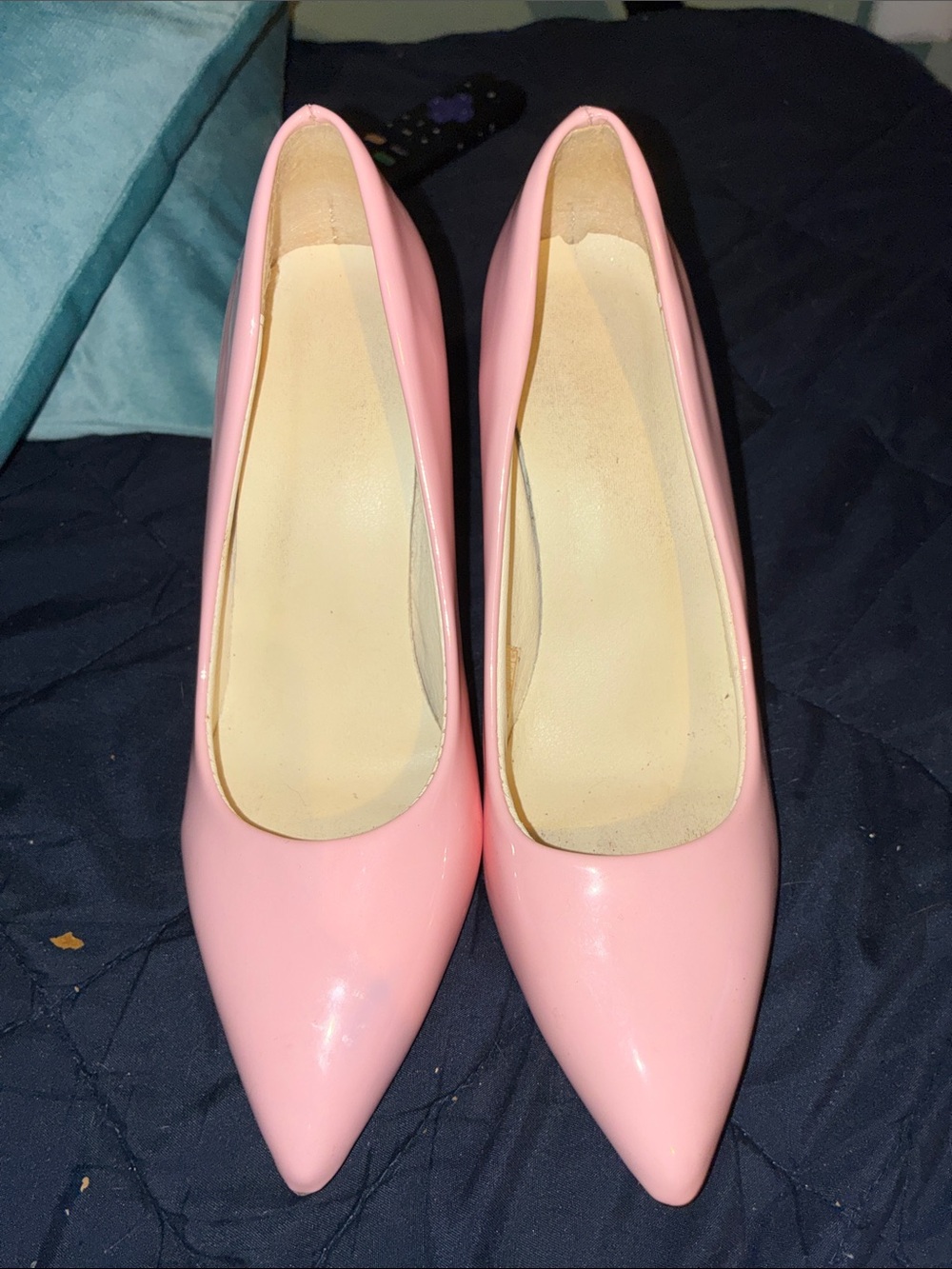 Classic Pointed-Toe Pink Women's Pumps